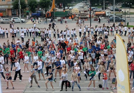 День молодежи в Рязани начался с «марафона здоровья»