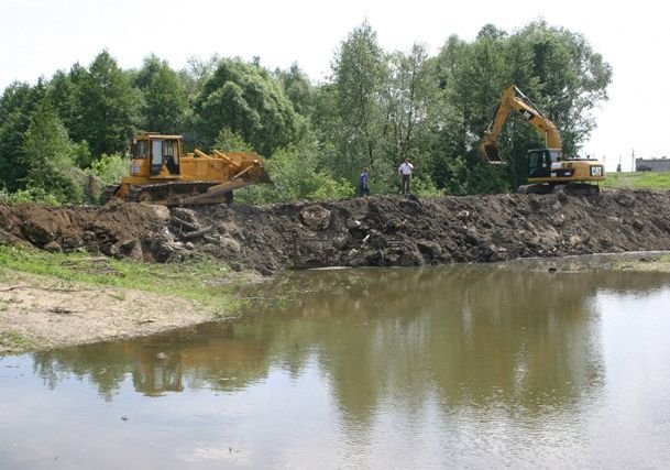 «Газпром» построил плотину в рязанском поселке