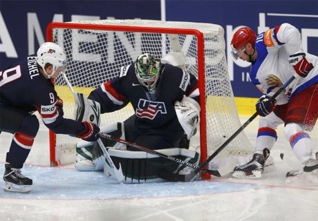 Российские хоккеисты уступили сборной США на ЧМ-2015
