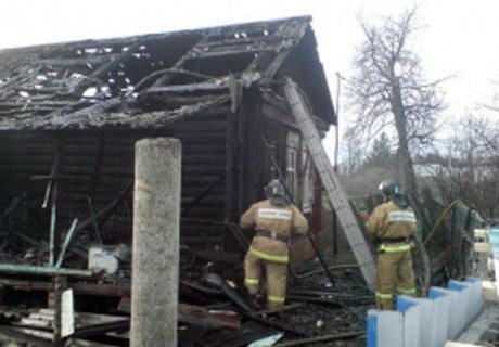 В Сасове на пожаре в жилом доме пострадал человек