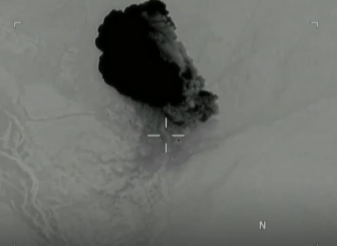 Минобороны США опубликовало видео взрыва «матери всех бомб» в Афганистане (видео)