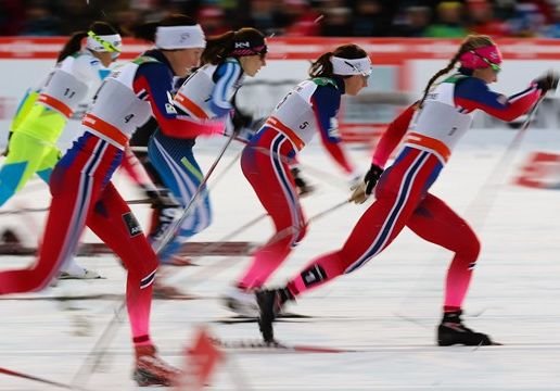 Рязанка Матвеева заняла шестое место в лыжном спринте