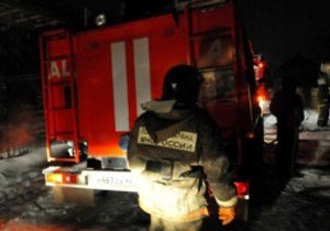 В Старожиловском районе на пожаре пострадал человек