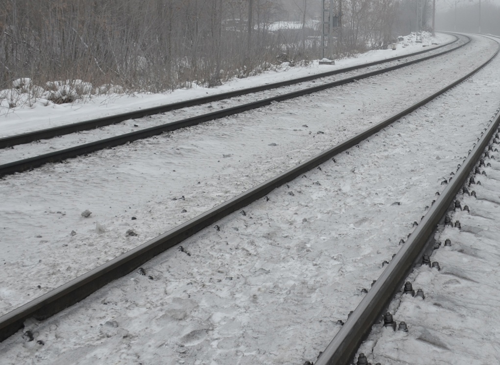 На переезде в Рязанской области поезд сбил легковушку