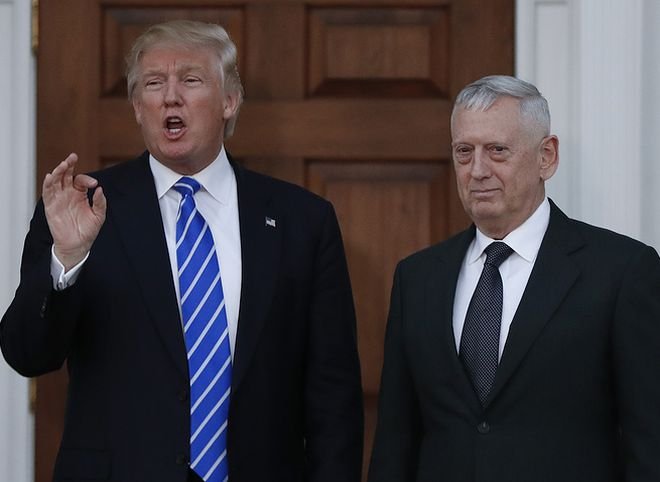 Трамп назначил главой Пентагона отставного генерала Мэттиса