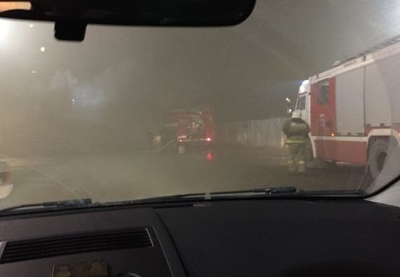На улице Безбожной в Рязани на пожаре пострадал человек