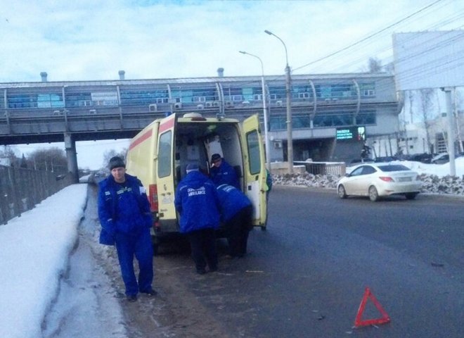 Возле автовокзала в Рязани произошло ДТП с участием иномарки и скорой