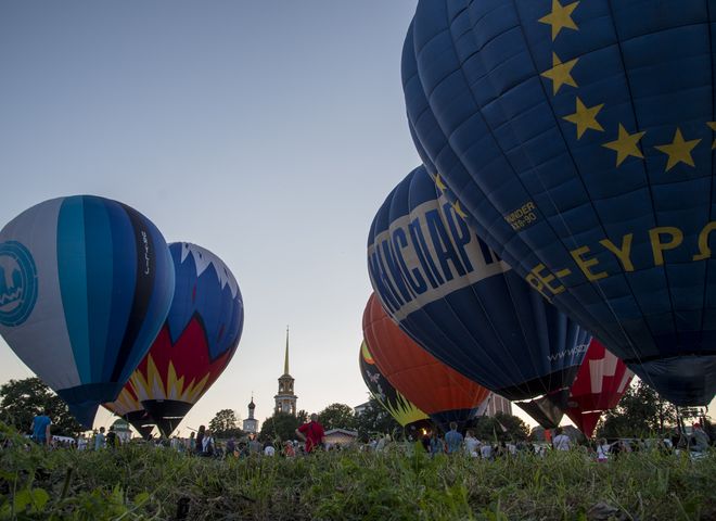 В Рязани открылся XV фестиваль воздухоплавания «Небо России»