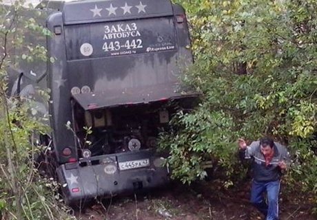 Под Нижним Новгородом попал в ДТП  автобус с туристами