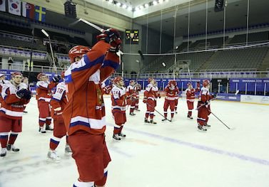 Россия разгромила Корею 13:0, рязанец Лебедев набрал 4 очка