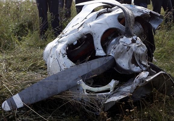 В Крыму разбился самолет
