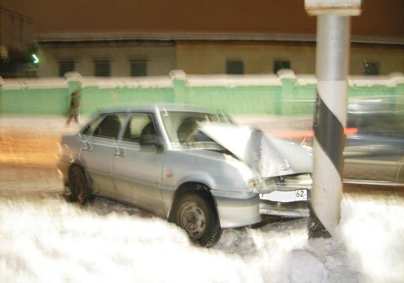 Пьяный водитель устроил в Рязани ДТП с тремя машинами