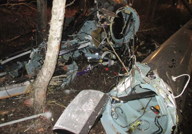 В Нижегородской области упал вертолет, пятеро погибли