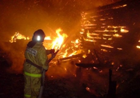 В Касимовском районе ночью горел жилой дом