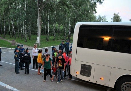 Украинские беженцы прибыли в Рязанскую область