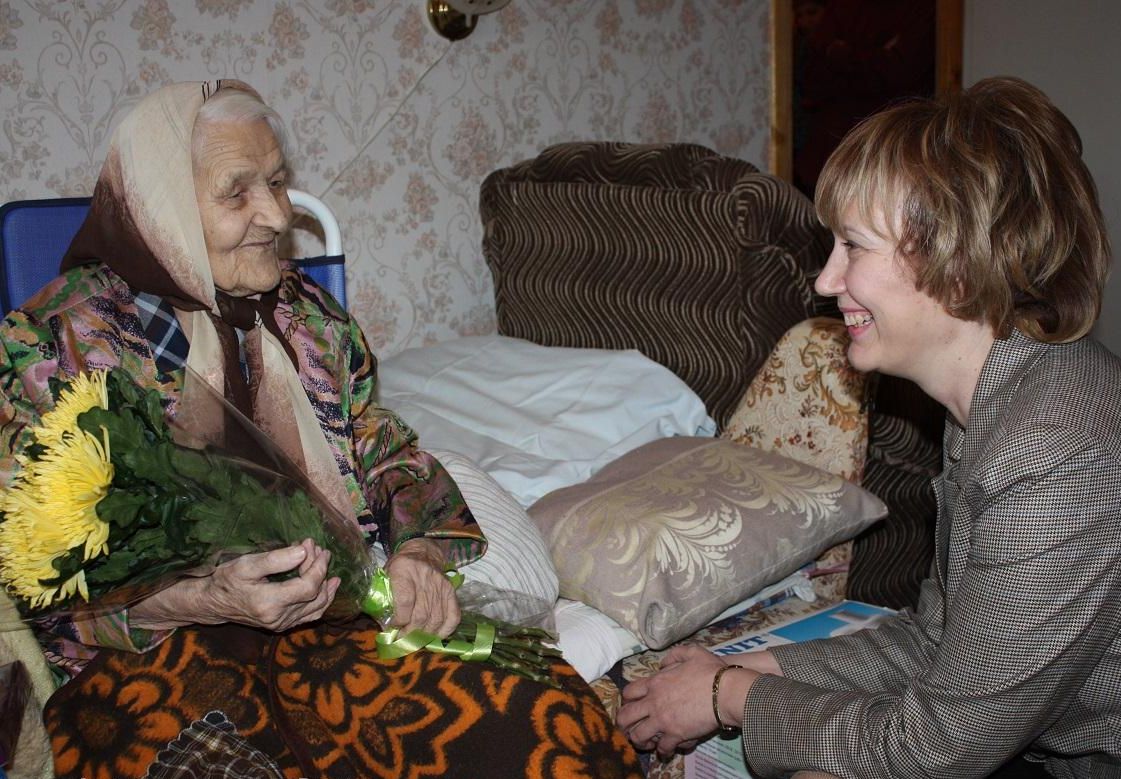 Рязанка Нина Кирилина отметила 100-летний юбилей