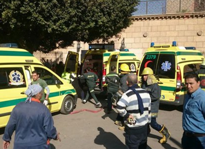 В Каире возле коптского  собора прогремел взрыв