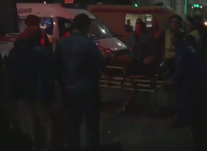 Опубликовано видео с места ДТП на углу Ленина и Соборной