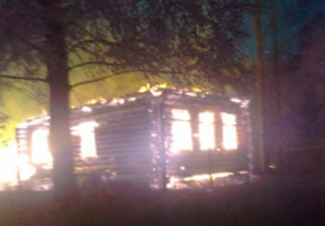 В Клепиковском районе сгорел дачный дом