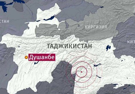 В Таджикистане произошло мощное землетрясение