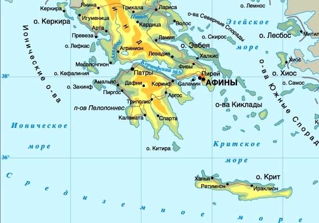 У берегов Греции затонуло судно с россиянами