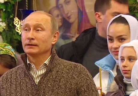 Владимир Путин встретил Рождество под Воронежем
