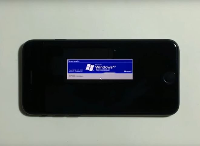 Видео: на iPhone 7 запустили Windows XP