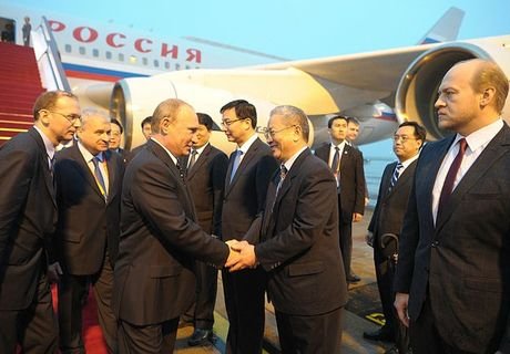Владимир Путин прибыл с официальным визитом в Китай