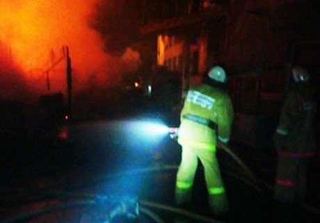 В рабочем поселке Чучково ночью сгорел автомобиль