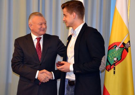 Губернатор наградил рязанских чемпионов Универсиады