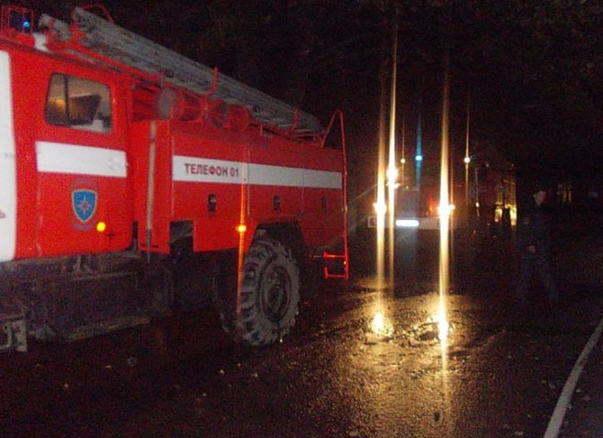 Во время пожара в Милославском районе пострадала пожилая женщина