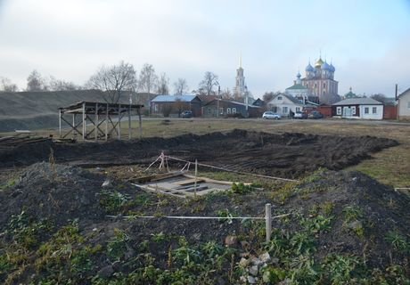 У Рязанского кремля начались археологические раскопки