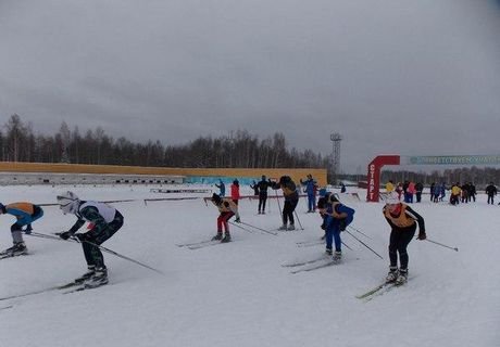 Рязанские лыжники открыли сезон на новой биатлонной трассе