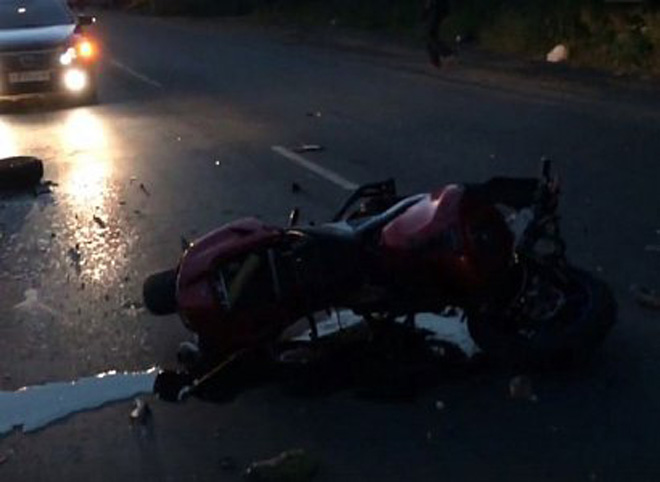 В ДТП с мотоциклом на въезде в Рязань пострадали двое рязанцев