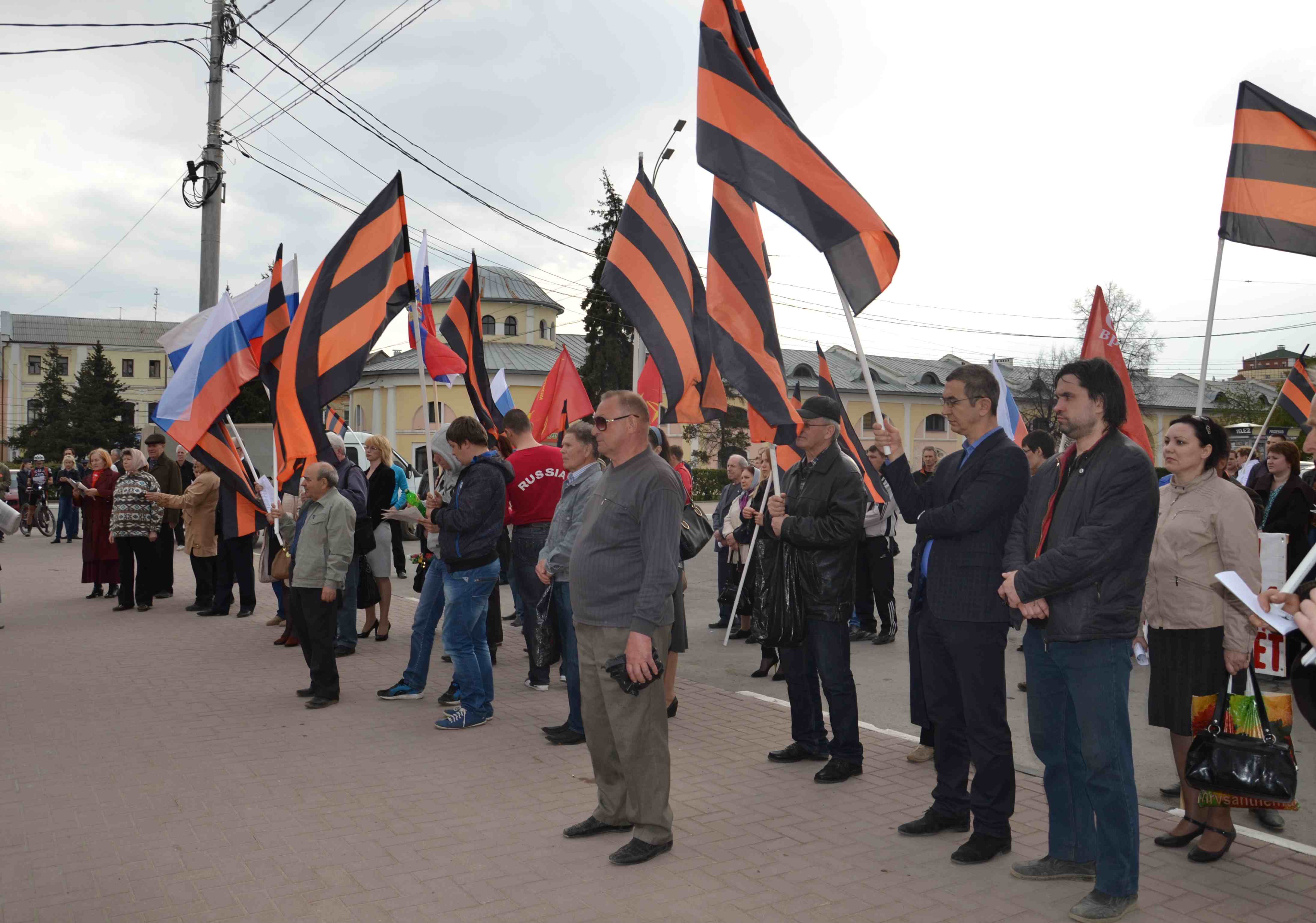 В Рязани состоялся митинг в поддержку Юго-Востока Украины