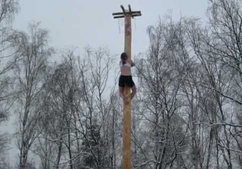 На Масленицу в Рязани установят 10-метровый столб