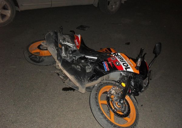 В Рязани водитель Toyota сбил школьника-мотоциклиста