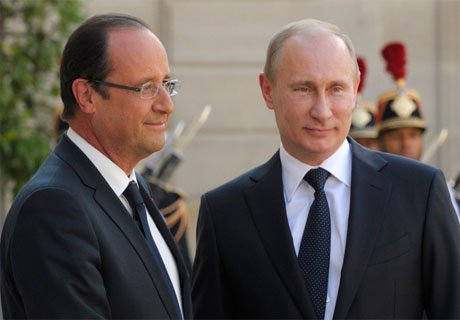 Путин и Олланд обсудят кризис на Украине