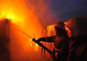 В Милославском районе на пожаре пострадал человек