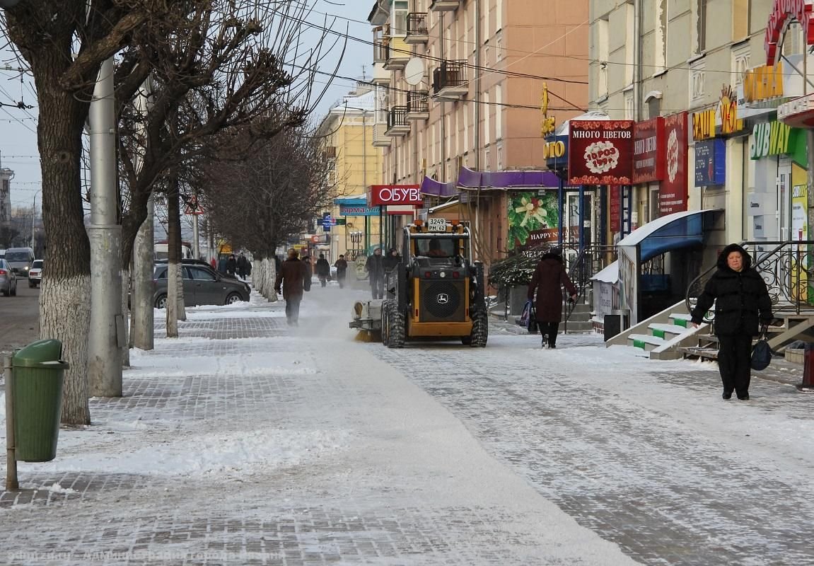 Ночью с улиц Рязани вывезли 6,5 тыс. кубометров снега