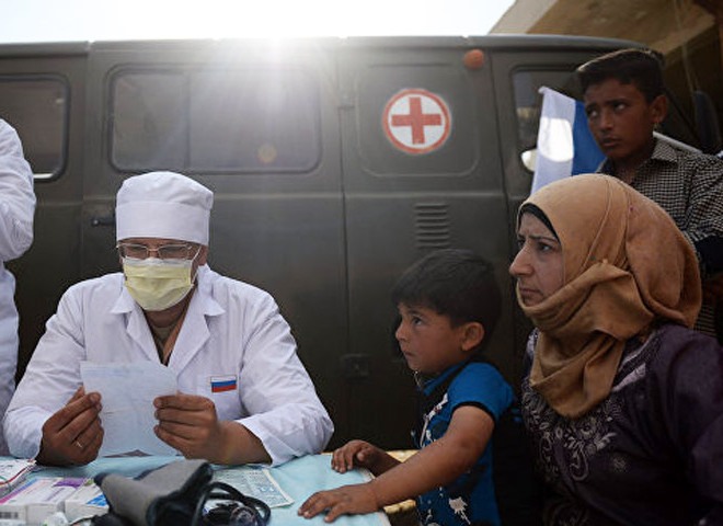 Медики ВДВ оказали помощь 15 тысячам сирийцев