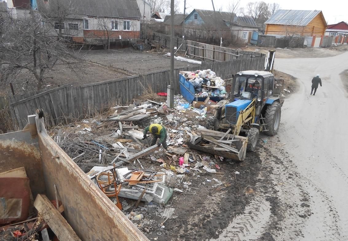 В рязанском поселке Борки убрали 73 кубометра мусора