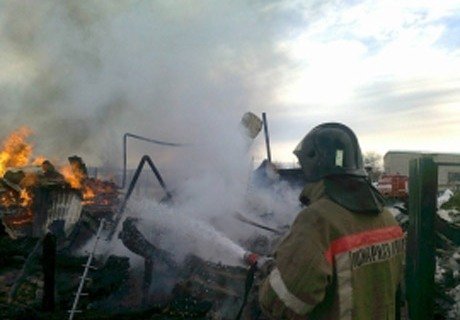 В селе Лубяники в Касимовском районе сгорел жилой дом
