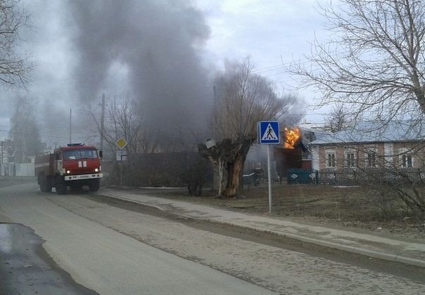 На пожаре в Канищеве погиб человек