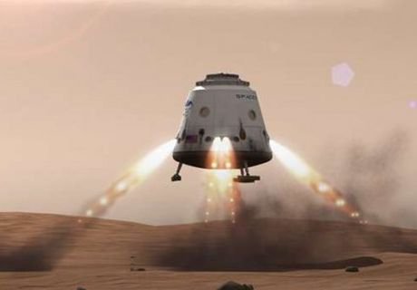 SpaceX смоделировала полет человека на Марс (видео)