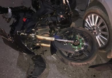Столкнувшийся с «Вестой» мотоциклист был пьян