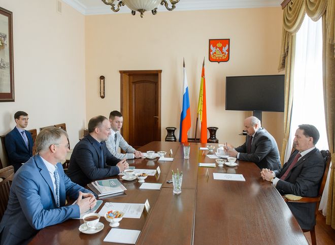 Воронежский губернатор встретился с председателем правления «Прио-Внешторгбанка»