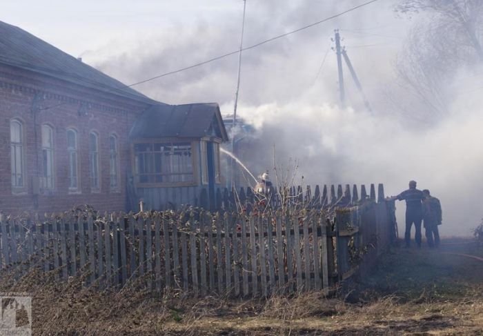 Пожар в селе Сысои полностью ликвидирован