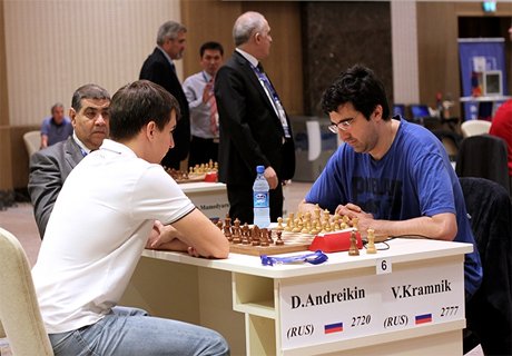 Андрейкин победил Крамника и вышел в 1/8 Кубка мира
