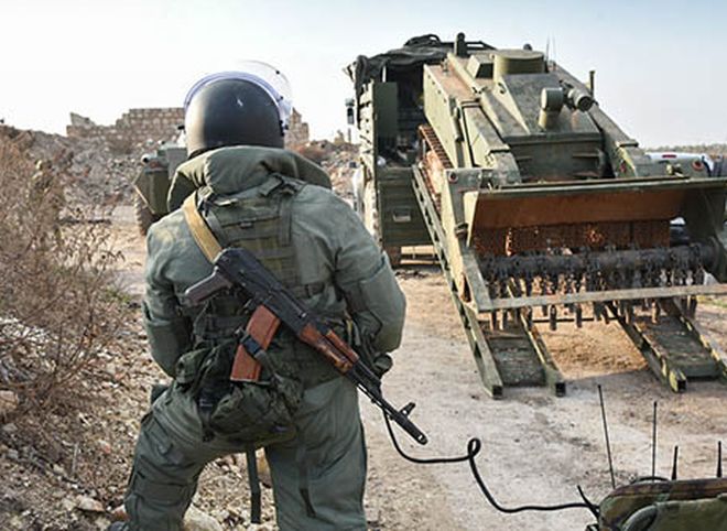 Российского военного оштрафовали за потерю автомата в Сирии